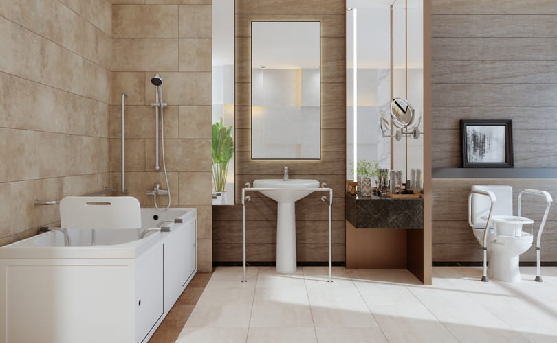 Rénovation de salle bain pour PMR et séniors - garantir l'autonomie